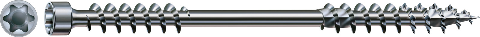 Schraube, Holzschraube, Antrieb, Phillips, Metallisch