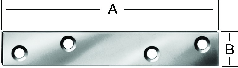 Verbindungsblech VORMANN AUGUST 010183, Edelstahl