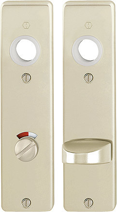 HOPPE Kurzschildpaar 202KP, eckig o. No., WC/SS 78, TS 40, F2