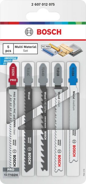 Produktbild Verpackung, saw blades, universal fit, wood blade, metal blade, multi material