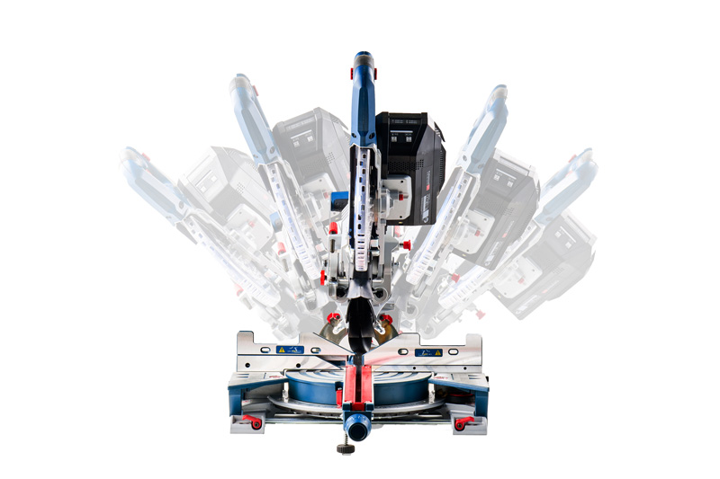 Bosch Akku-Kapp- u. Gehrungssäge BITURBO GCM 18V-216 DC, 1x Kreissägebl/Bluetooth-Mod.