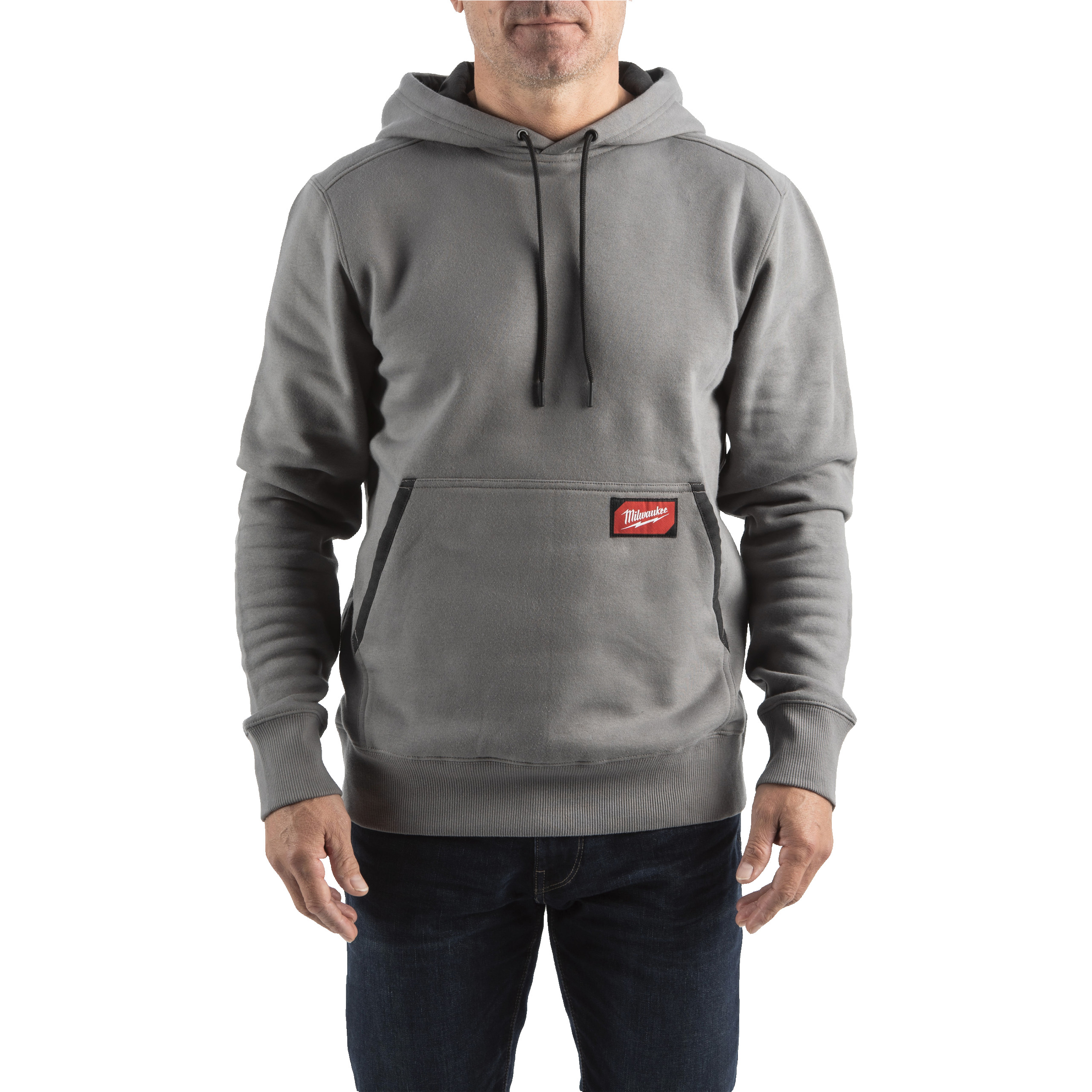 Milwaukee leichter Arbeits-Kapuzen-Pullover grau WHMWGR-XL