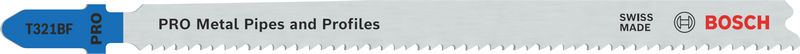 Bosch PRO Metal Pipes and Profiles T321BF Stichsägeblatt, 132 mm, 5-tlg.