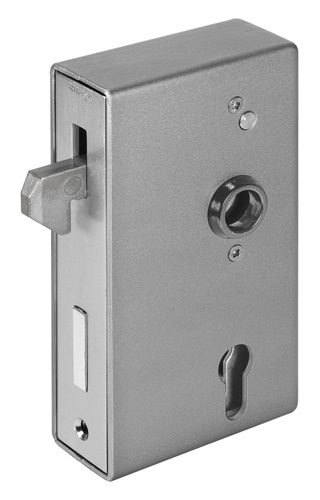 AMF 140S-KW Schiebetor-Schlosskasten, blank