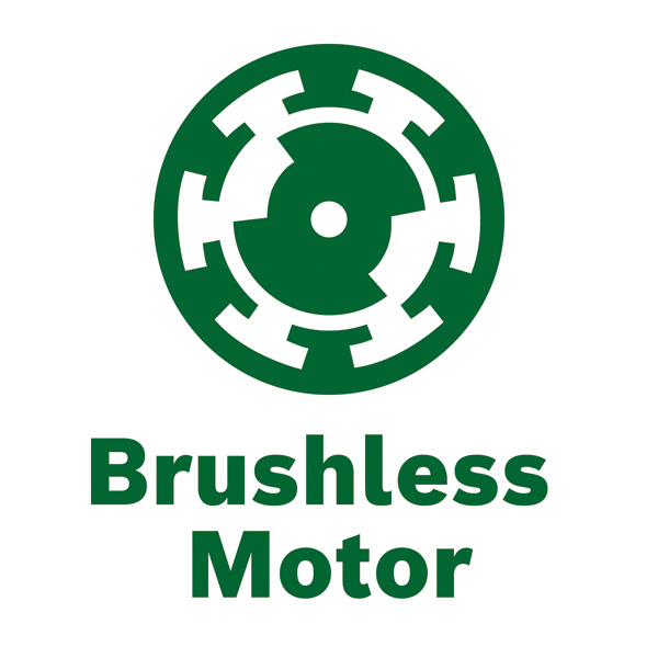 Symbol,  brushless motor, elektrischer Bauteil, grünes Logo, rundes Emblem, Motortechnologie