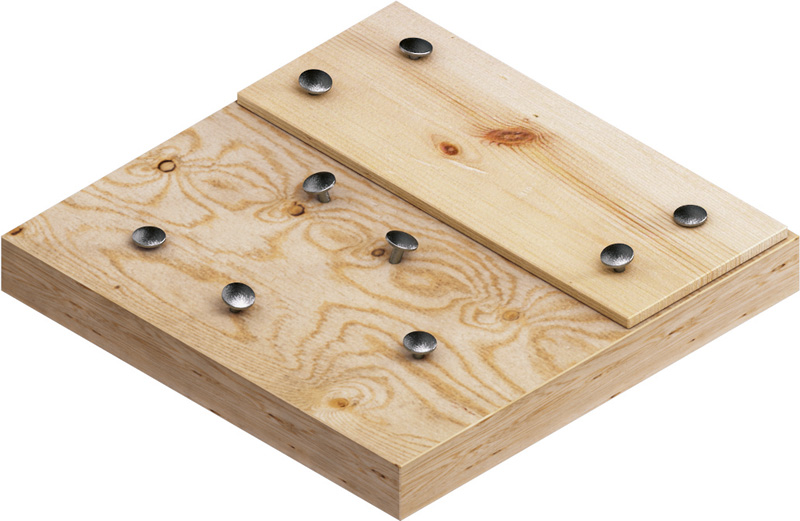 Material-Symbol, holz, brett, holzbrett, nagelketten, schraubeneinlage