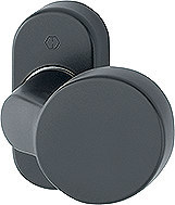 HOPPE Knopf auf Rosette 58G/55, feststehend, Aluminium