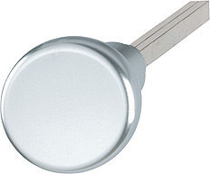 HOPPE Knopfstiftteil 54, Aluminium