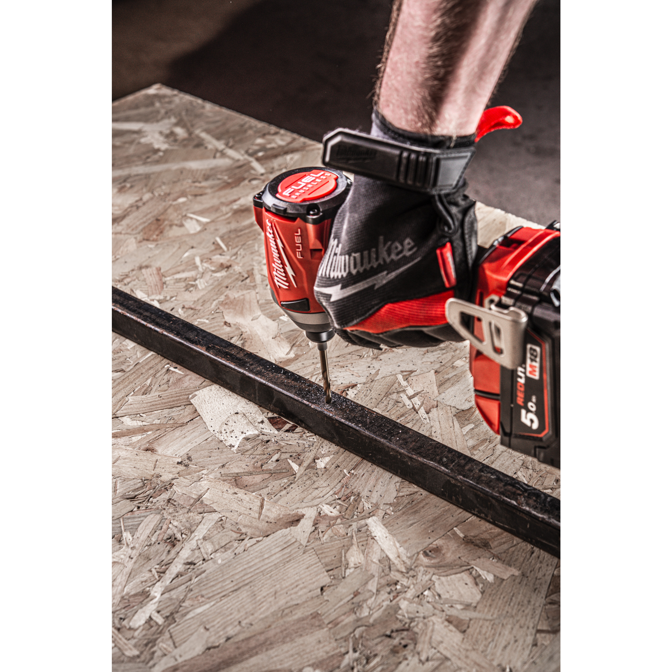 Milwaukee Metallbohrer HSS-G TiN 3,5 x 69 mm SHOCKWAVE RED HEX Titan 1/4" 10er Pack