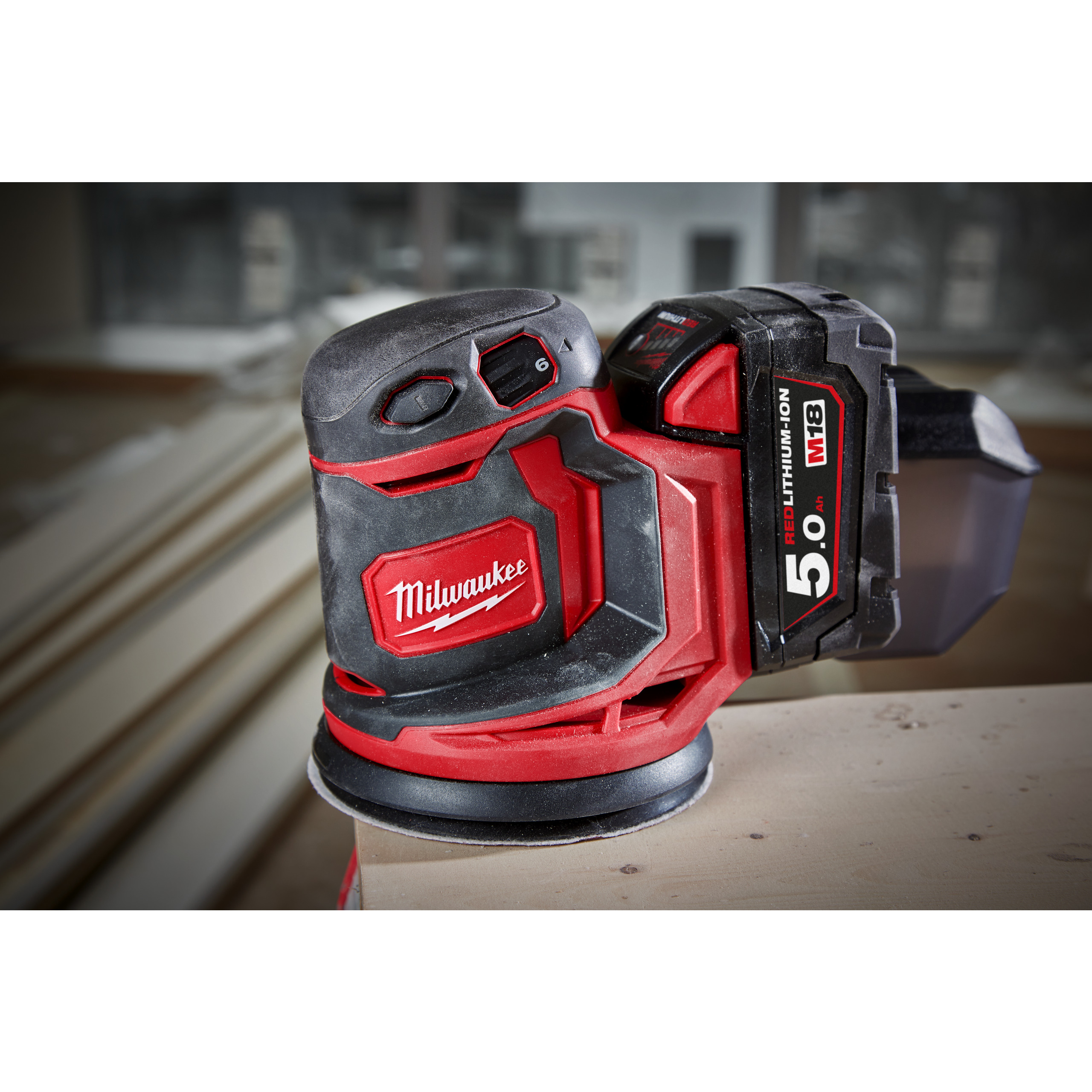 Milwaukee Akku-Exzenterschleifer M18 M18BOS125-502B