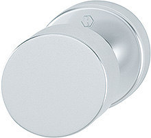 HOPPE Knopf auf Rosette 58/42KV, feststehend, Aluminium