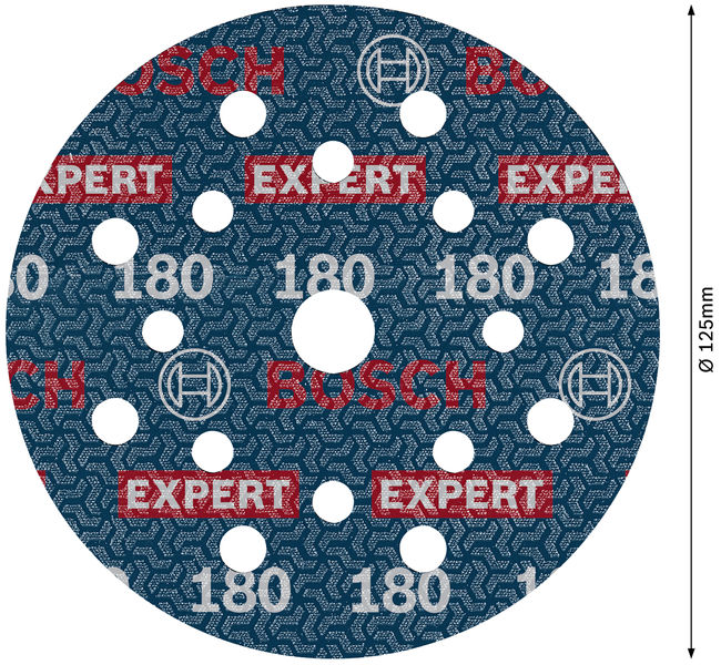 Bosch EXPERT O780 Folienschleifscheibe, 125&nbsp;mm, G180