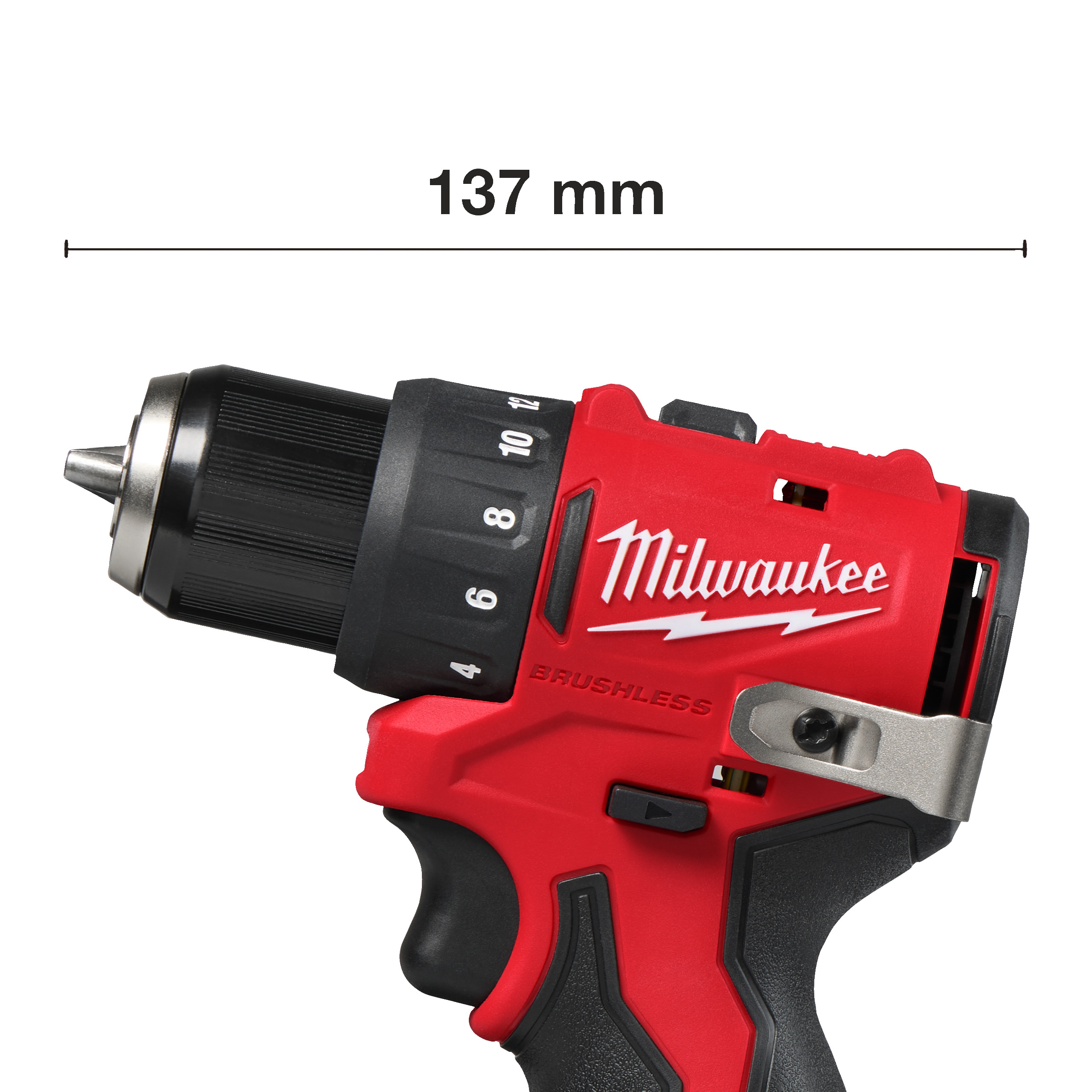 Milwaukee Akku-Bohrschrauber M12 Bürstenloser M12BLDDRC-0