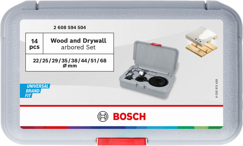Produktbild Verpackung, Holzwerkzeug, Holz- und Trockenbau, Arbeits-Set, Schnitteinlege, Werkzeugset