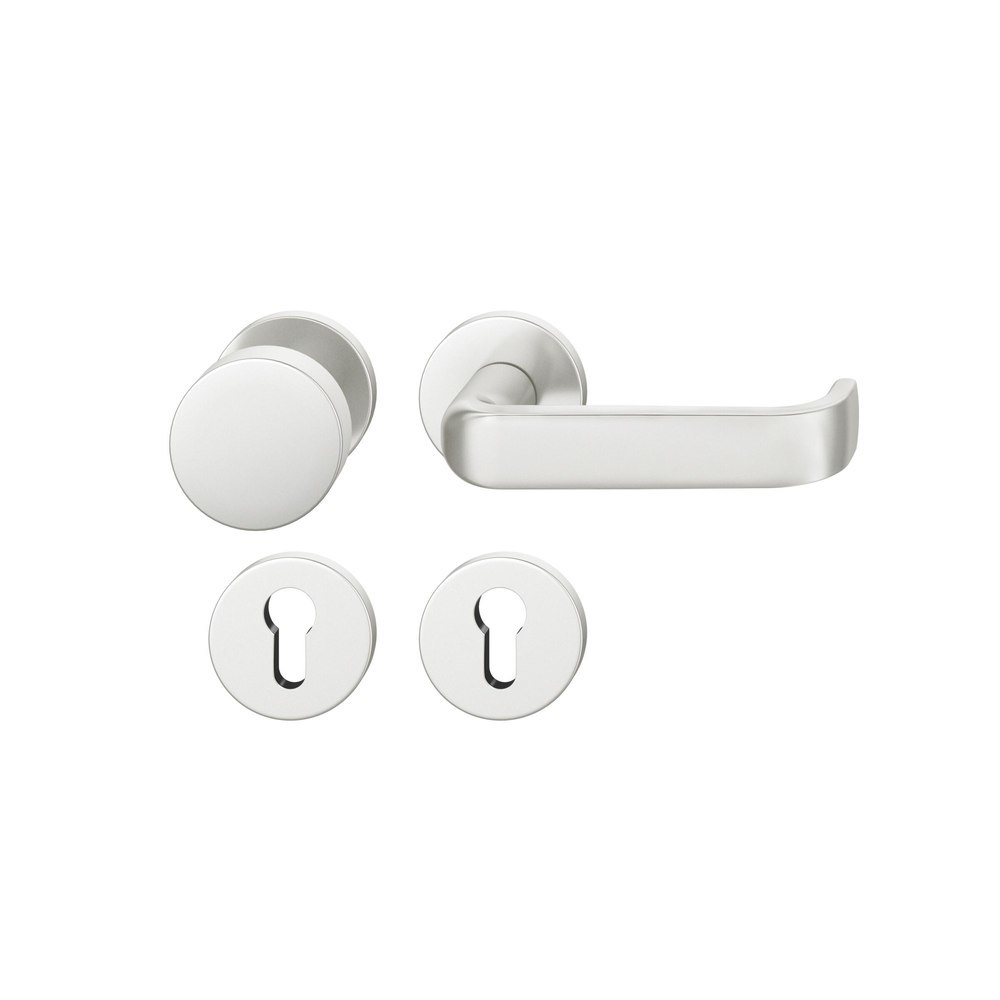 FSB FH Wechselgarnitur mit Rosetten 79 1268, AGL3, rund, VK 9 mm, Aluminium