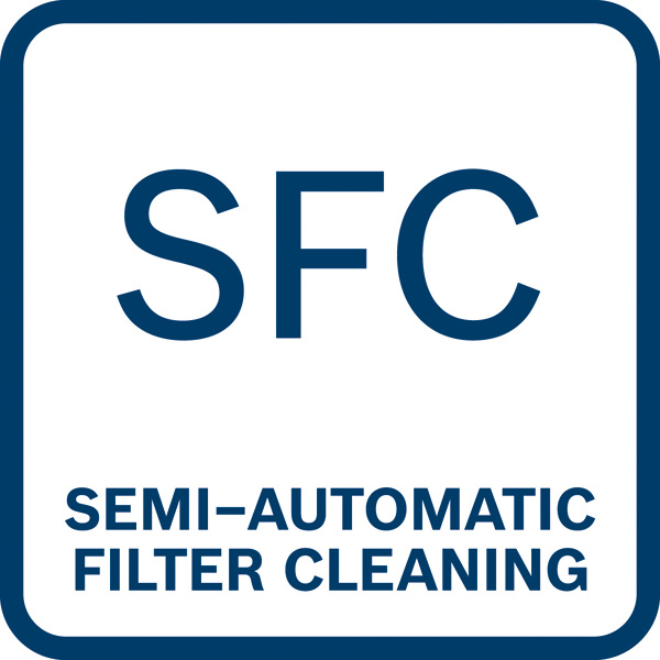 Symbol, SFC, Semi-automatic, Filterreinigung, Label, Logo