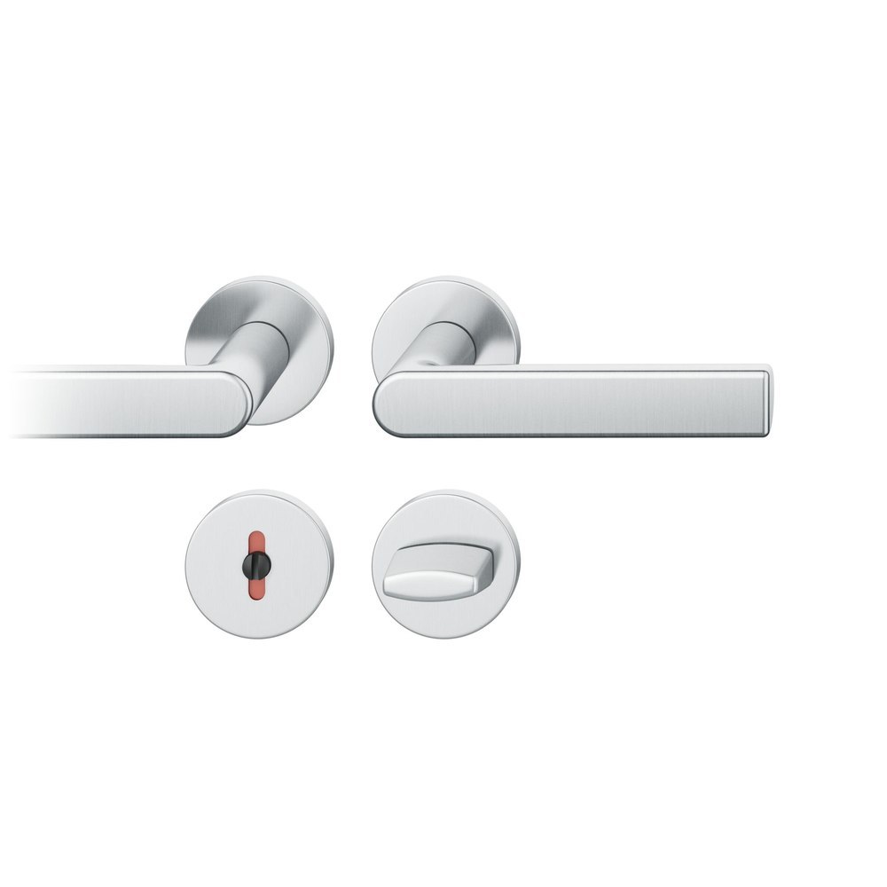 FSB Drückergarnitur mit Rosetten 12 1244, ASL, rund, VK 8,5 mm, mit Nocken, Edelstahl