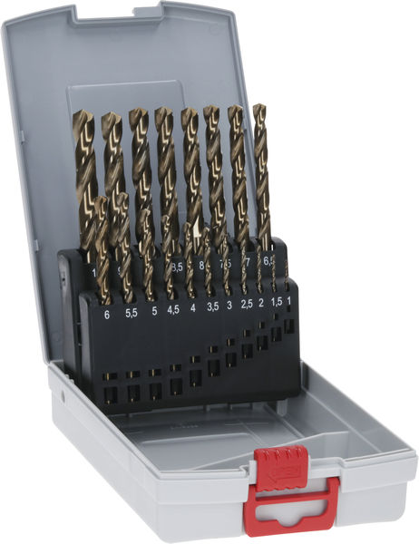 Bosch PRO Stainless Steel HSS-Co Spiralbohrer-Set, 19-tlg.