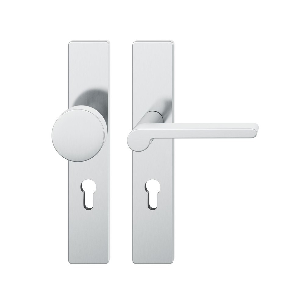 FSB Wechselgarnitur mit Langschild 12 1021, ASL, VK 8, eckig, mit Nocken, ZT, Edelstahl