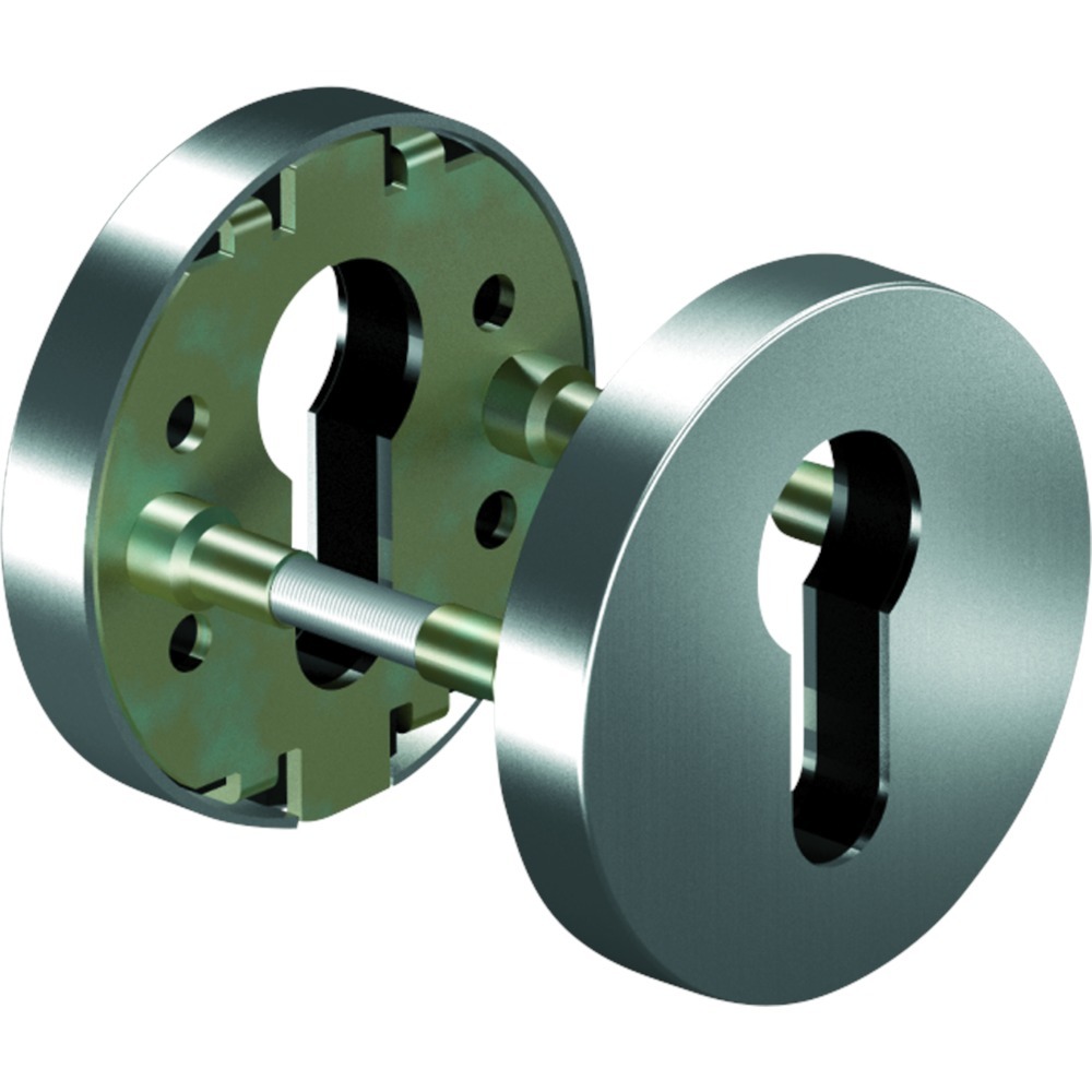 OGRO Schlüsselrosette 6612, Aluminium