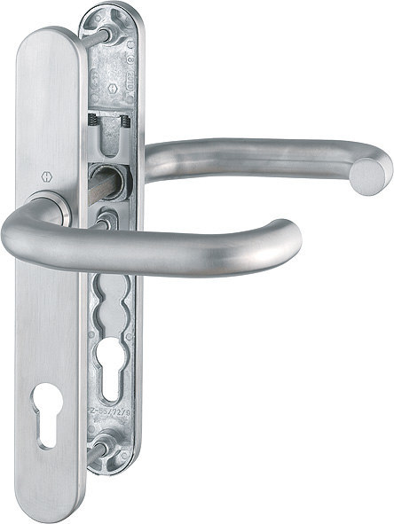 HOPPE Drückergarnitur Paris mit Schmalschild RD-E138GF/3357N, Edelstahl