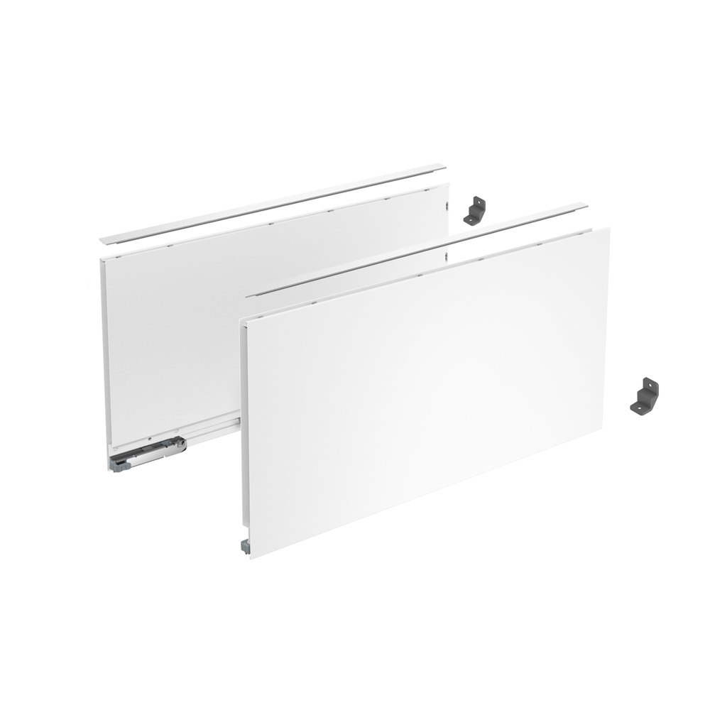 Hettich Möbel-Schubkastenzarge, AvanTech YOU, 450mm, links und rechts, weiß