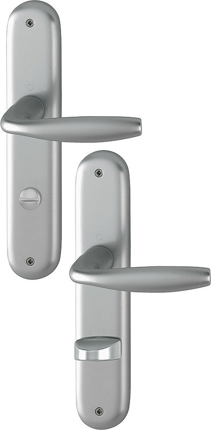 HOPPE Drückergarnitur New York 1810/273P, LS,WC/S78/8 (8),F9,TS 37-42,o. No.