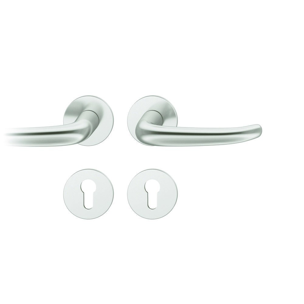 Türdriegel, Griff, Türdrücker, Rosette, Schlosszuhaltung