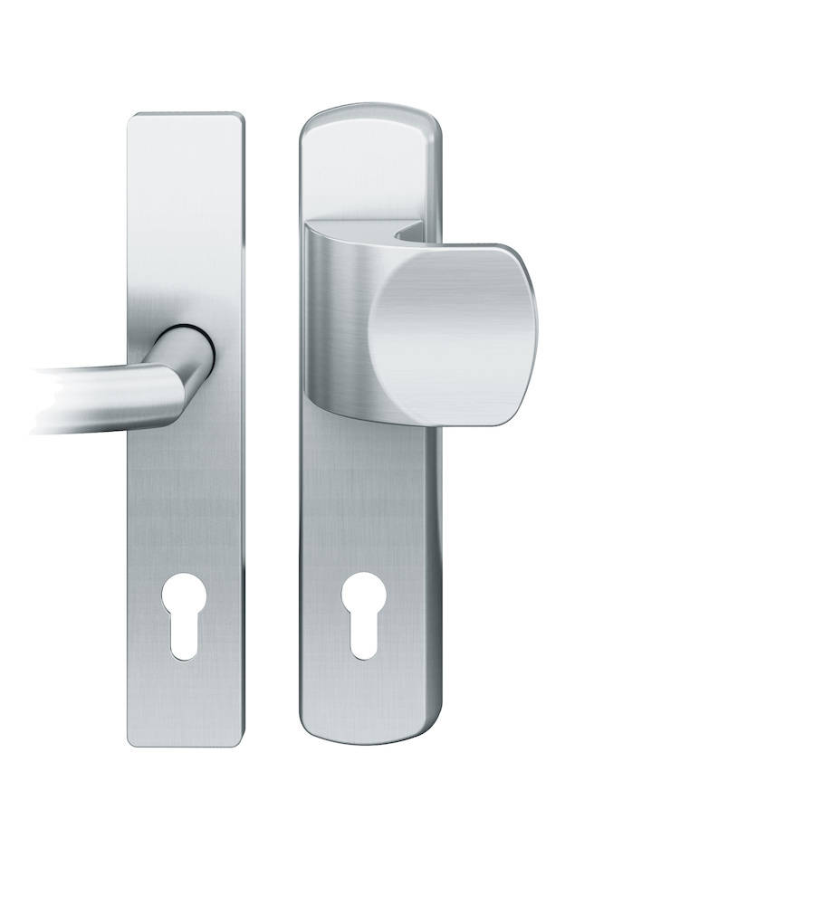 FSB Schutz-Wechselgarnitur mit Langschild 73 7385, Design, VK 8 mm, SK2, Edelstahl