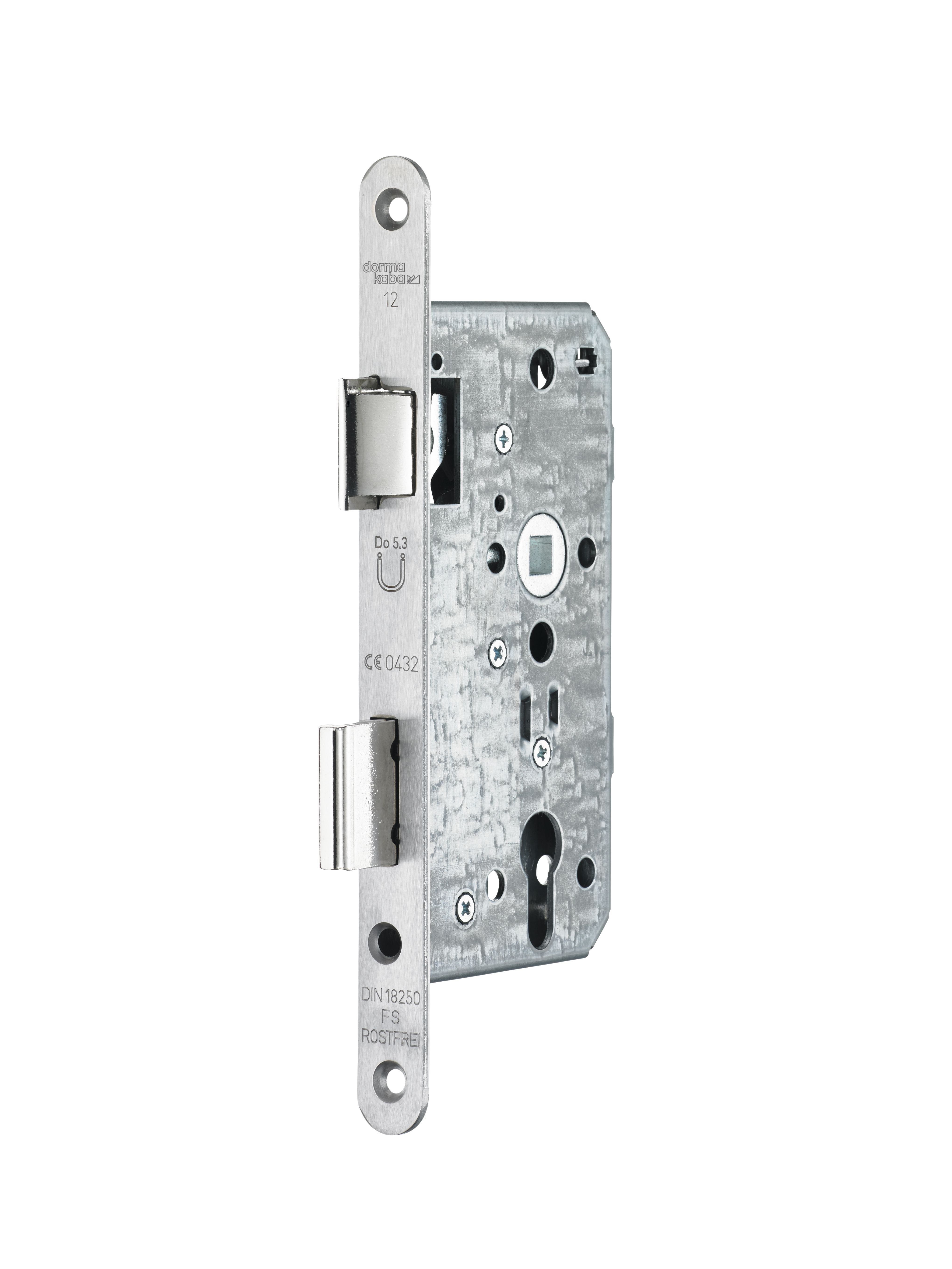dormakaba Einsteckschloss d-0180 PZ72/9, D65, F20x235 rund, ER, DR St-FA