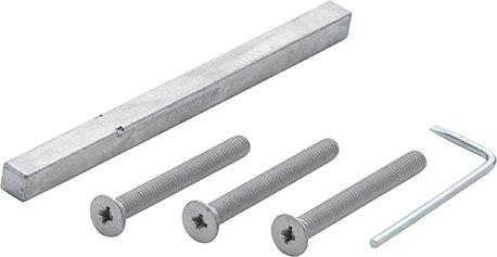 Montageset, Schrauben, Inbusschlüssel, Scheiben, Halterung