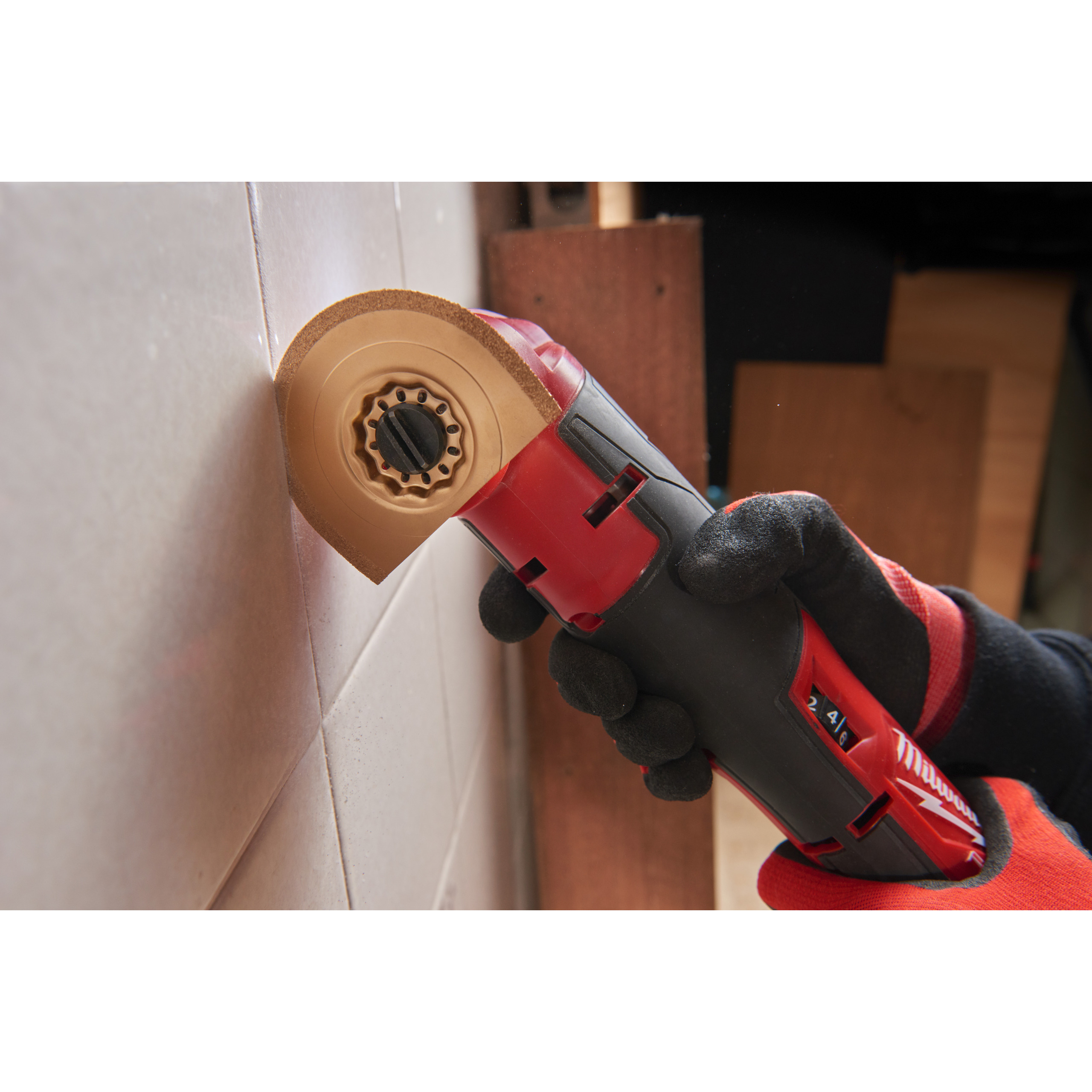 Milwaukee Sägeblatt 75 x 20 1,2 mm Multitool Starlock HM-bestückt zum Entfernen von Fugen