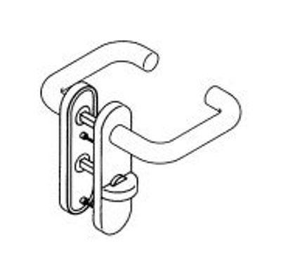 Bad-/WC Kurzschildgarnitur HEWI 111.23 (R-Technik)