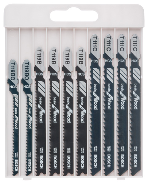 Bosch mehrteiliges Stichsägeblatt-Set Basic for Wood and Metal Basic