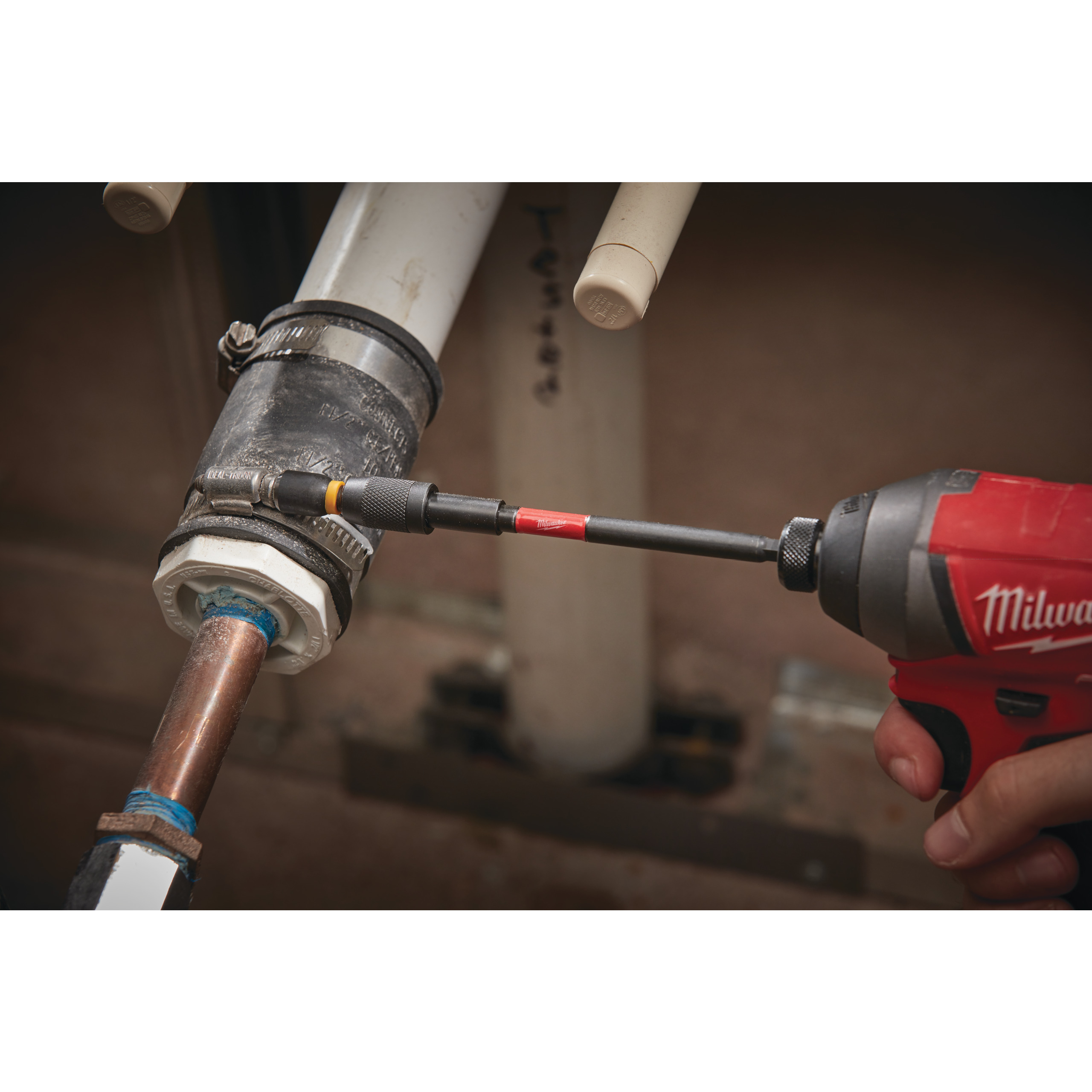 Milwaukee Magnetbithalter 1/4" Hex 152 mm SHOCKWAVE Schnellwechsel-Magnetbithalter