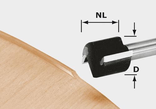 Bündigfräser HW D 19/16 S8 OFK 700