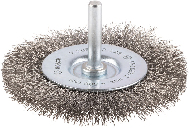 Bosch PRO Stainless Steel clean Scheibenbürste, gerader Schaft, 80 x 0,2 mm