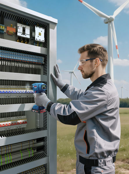 Anwendungsbild, Schaltschrank, Elektroinstallation, Schützeinheit, Wartung, Werkzeug