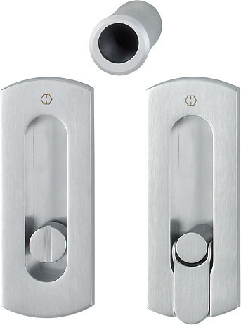 HOPPE Muschelgriff Set 7 M463,116x44,WC/S,8mm