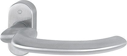 HOPPE FH Drücker-Halbgarnitur Marseille ohne Schlüsselrosette FS-E1138GF2/55, Edelstahl