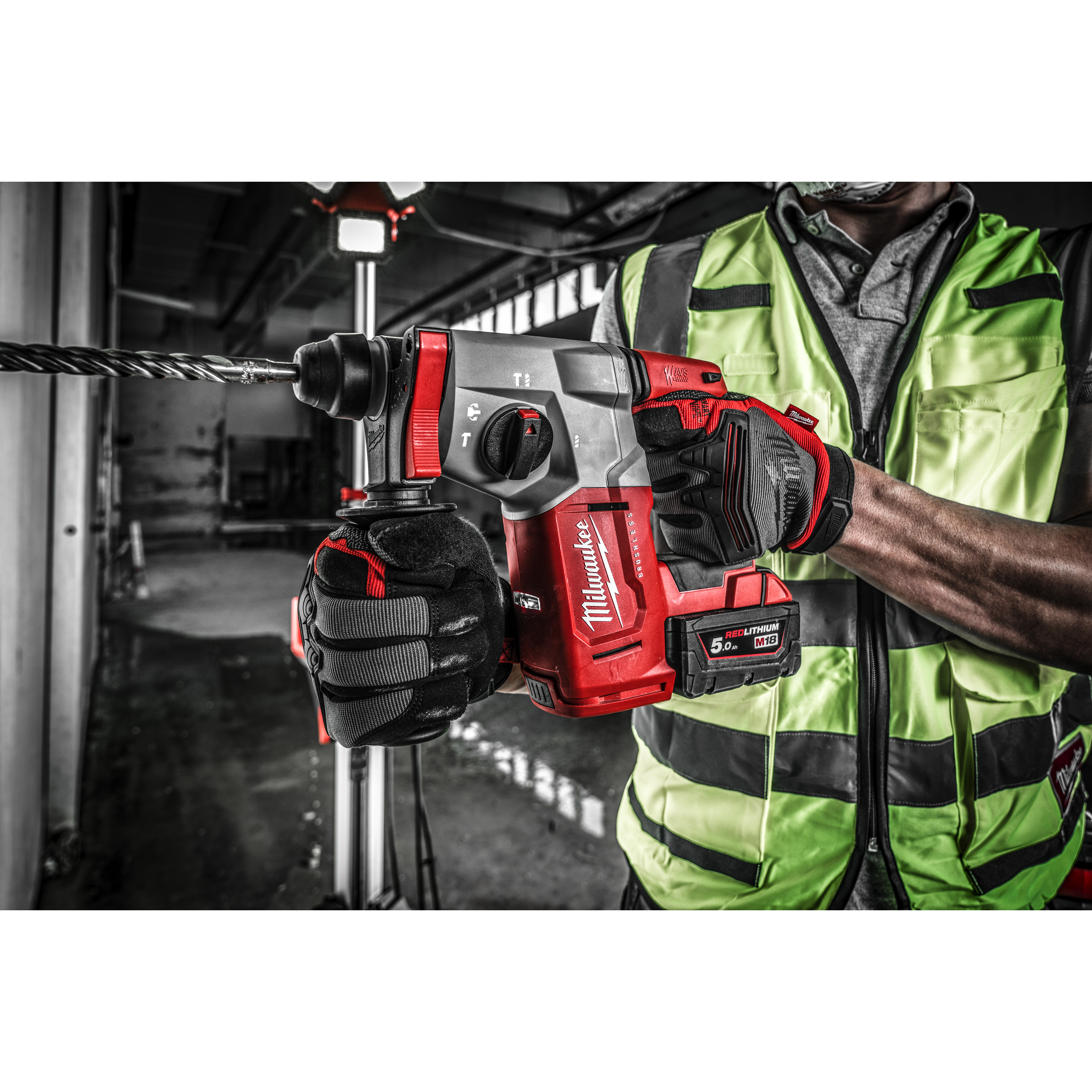 Milwaukee Akku-Kombihammer M18 M18BLH-502X