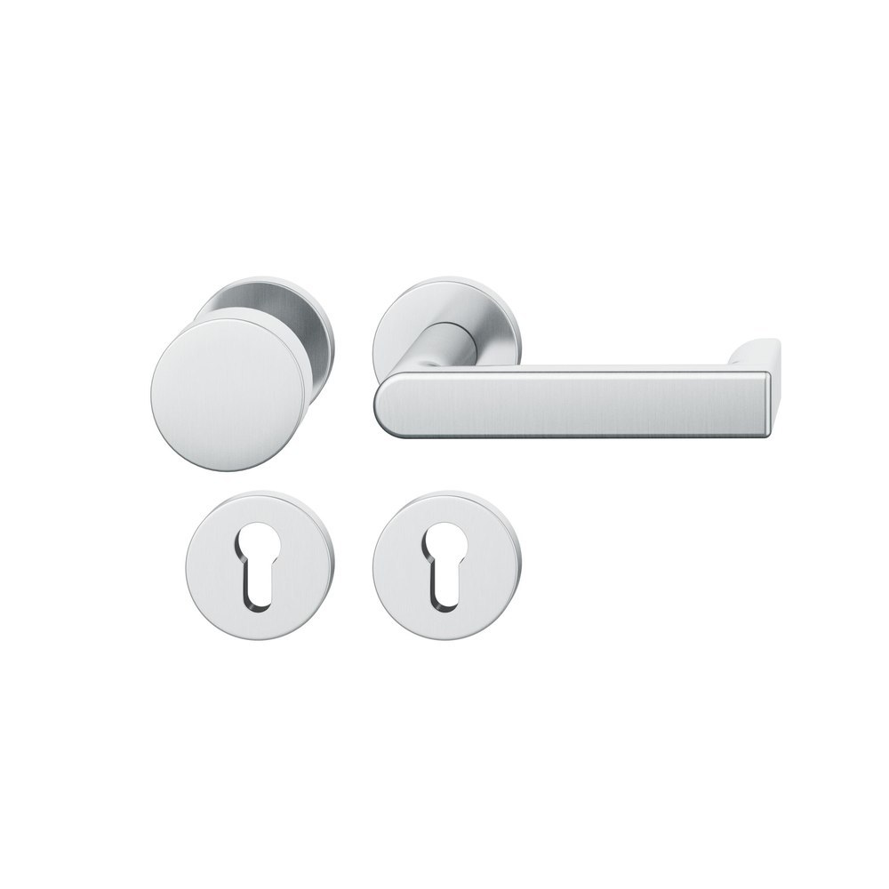 FSB FH Wechselgarnitur mit Rosetten 79 1245, AGL3, rund, VK 9 mm, Edelstahl