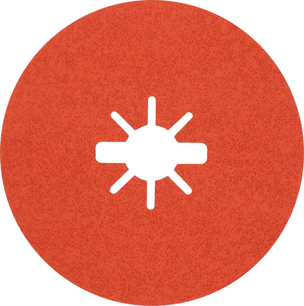 Bosch EXPERT R782 Prisma Ceramic X-LOCK Fiberscheibe, 125 mm, 22,23 mm, K 60, 25 Stk.