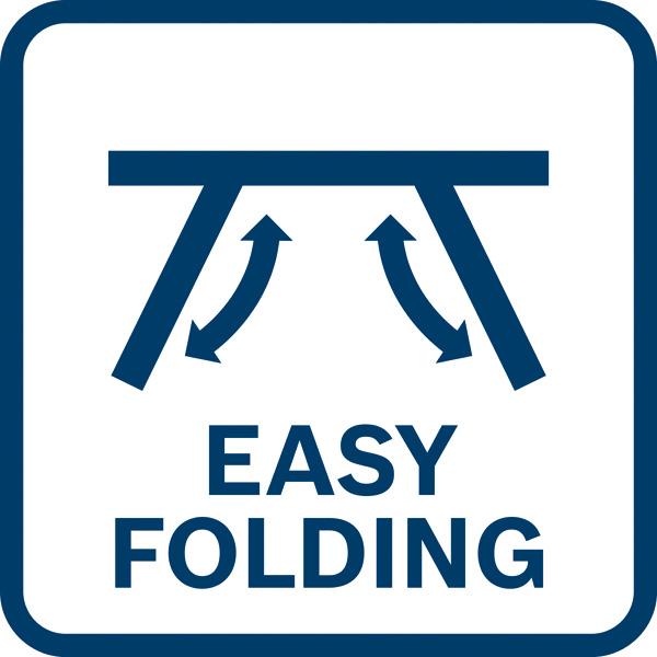 Symbol, easy folding, folding, table, table top, support