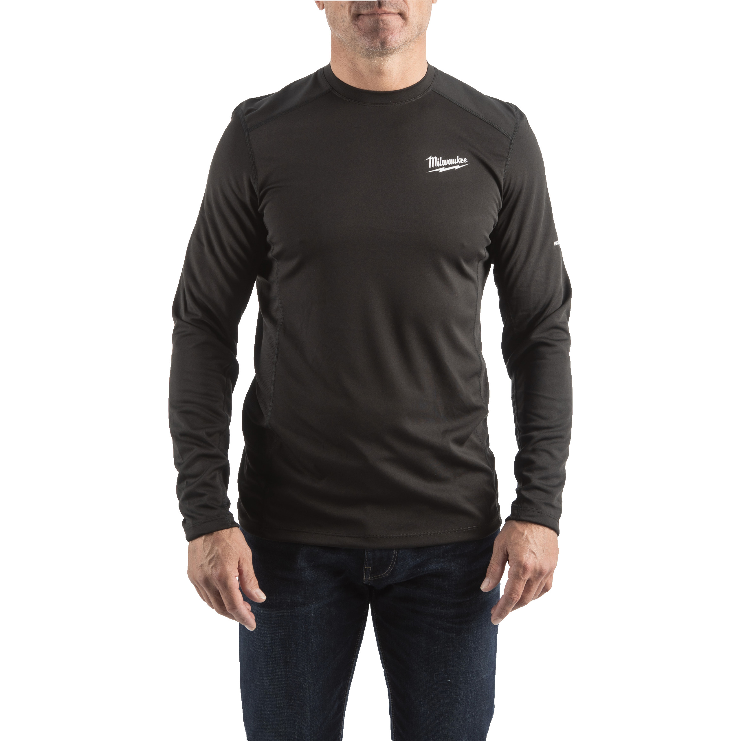 Milwaukee Funktions-Langarm-Shirt schwarz mit UV-Schutz WWLSBL-XXL