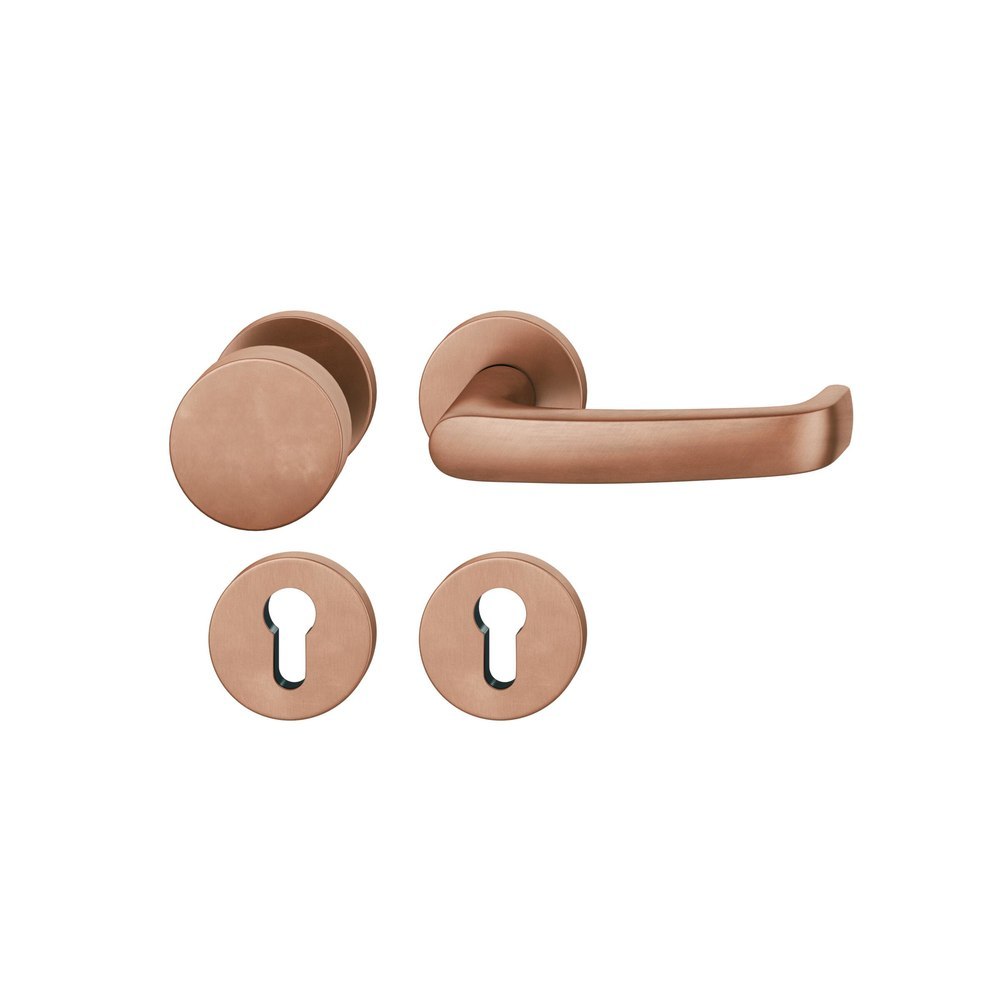 FSB Wechselgarnitur mit Rosetten 72 1045, AGL3, rund, VK 8 mm, Bronze