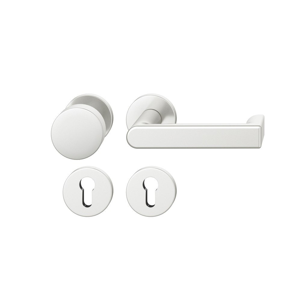 FSB FH Wechselgarnitur mit Rosetten 79 1245, AGL3, rund, VK 9 mm, Aluminium