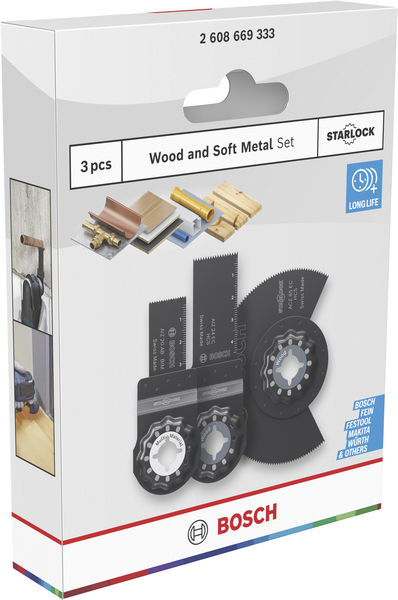 Produktbild Verpackung, 3pcs, Holz und Metall, Satz, 3 Stück?, Schleifscheiben?
