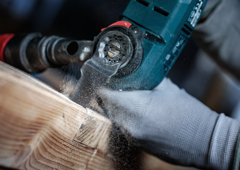Detailbild, Stichsäge, Holzarbeiten, Holzspan, Werkzeug, Griff