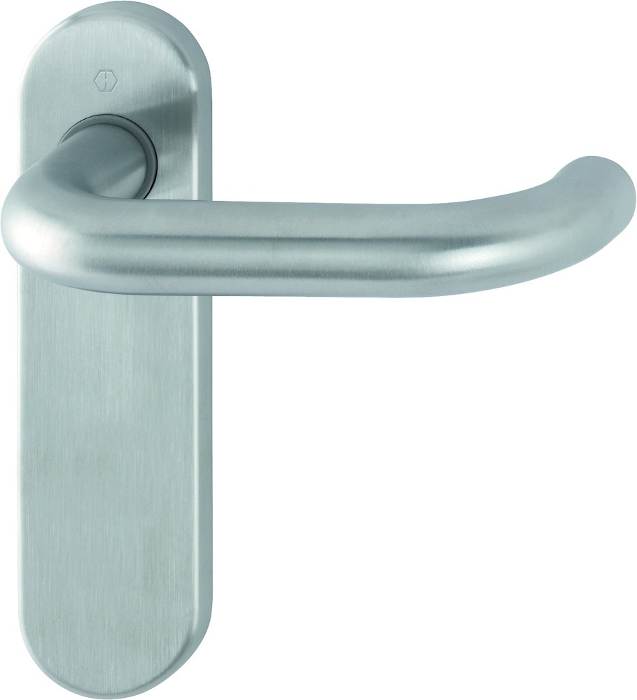 HOPPE Drückergarnitur Paris mit Kurzschild E138Z/353K, Edelstahl